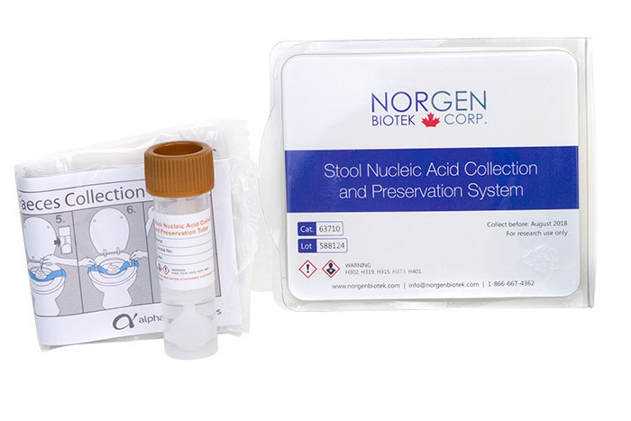 Contents of Stool Nucleic Acid Collection and Preservation System 